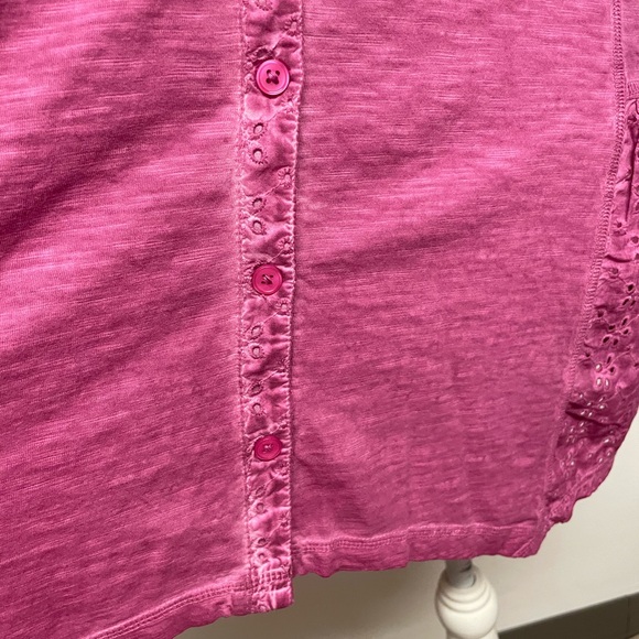 LOGO by Lori Goldstein Relaxed Pink Tunic size L - Picture 4 of 13